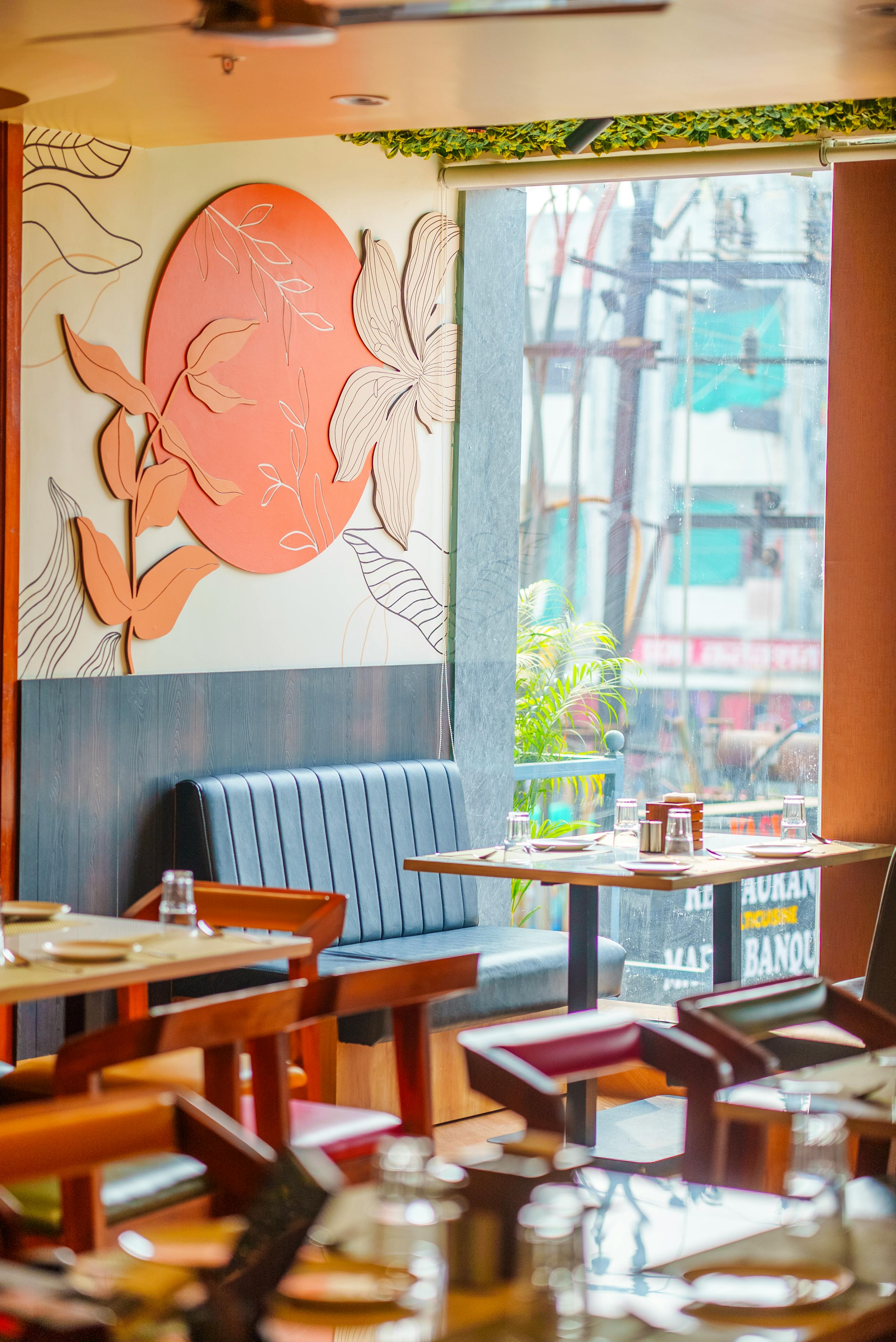Restaurant interior — the kind of place Meridian protects overnight
